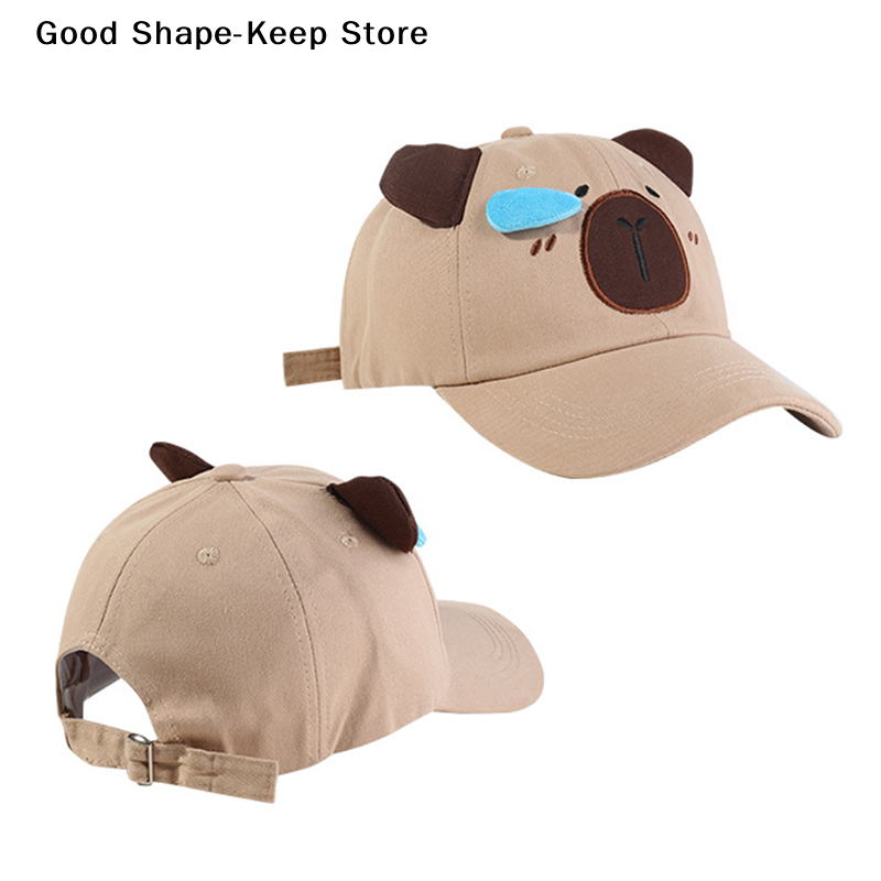 Golf Cap Dad - Capybara Embroidery Couple Baseball Cap Anti-Sun