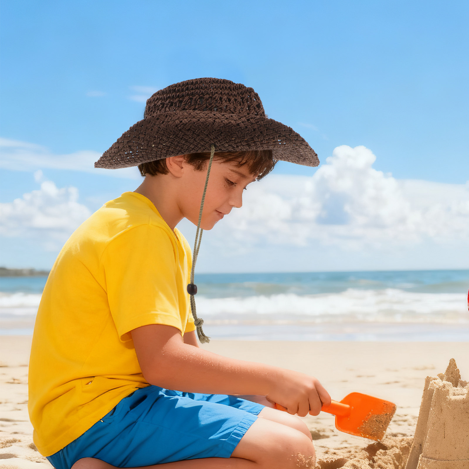 Kids Straw Cowboy Hat Western  - огляд і ціна Cowboy Hat Straw