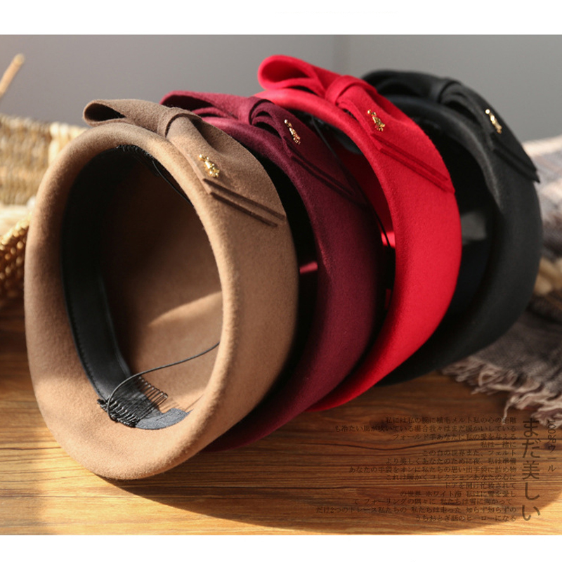 Elegant Berets Hat Women Autum - огляд і ціна Fedora Hat Wool