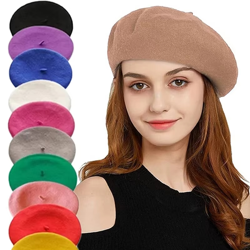 Women Classic Wool Beret Hat S - огляд і ціна Beret French Wool
