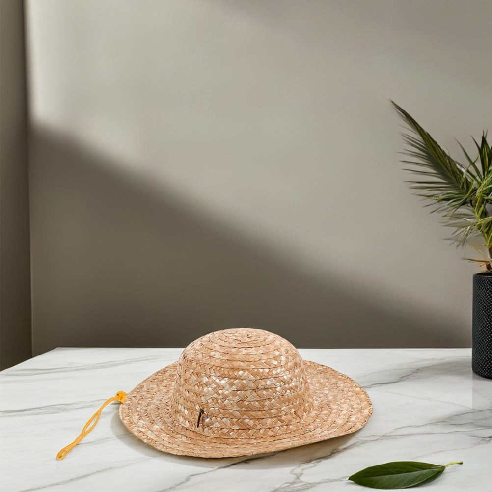 2Pcs Kids Straw Hat Natural Co - огляд і ціна Sun Hat Wide Brim