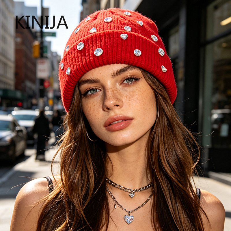 Winter Knit Women Beanie Hat R - огляд і ціна Beanie Cuffed Knit