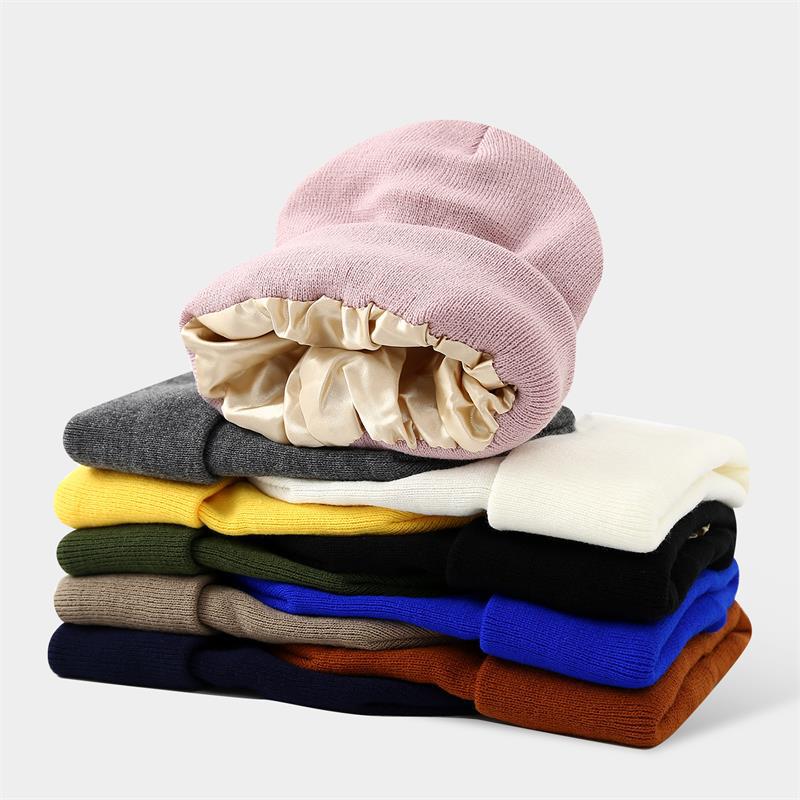 Unisex Satin Lined Anti Static - огляд і ціна Beanie Cuffed Knit