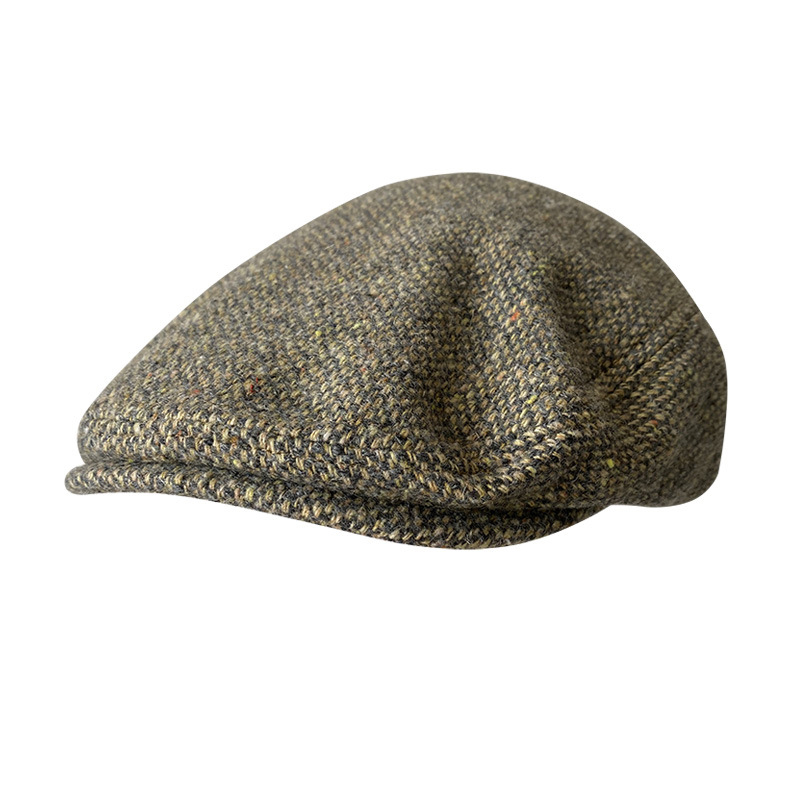 New Wool Flat Cap Men's Golf C - огляд і ціна Newsboy Cap Ivy