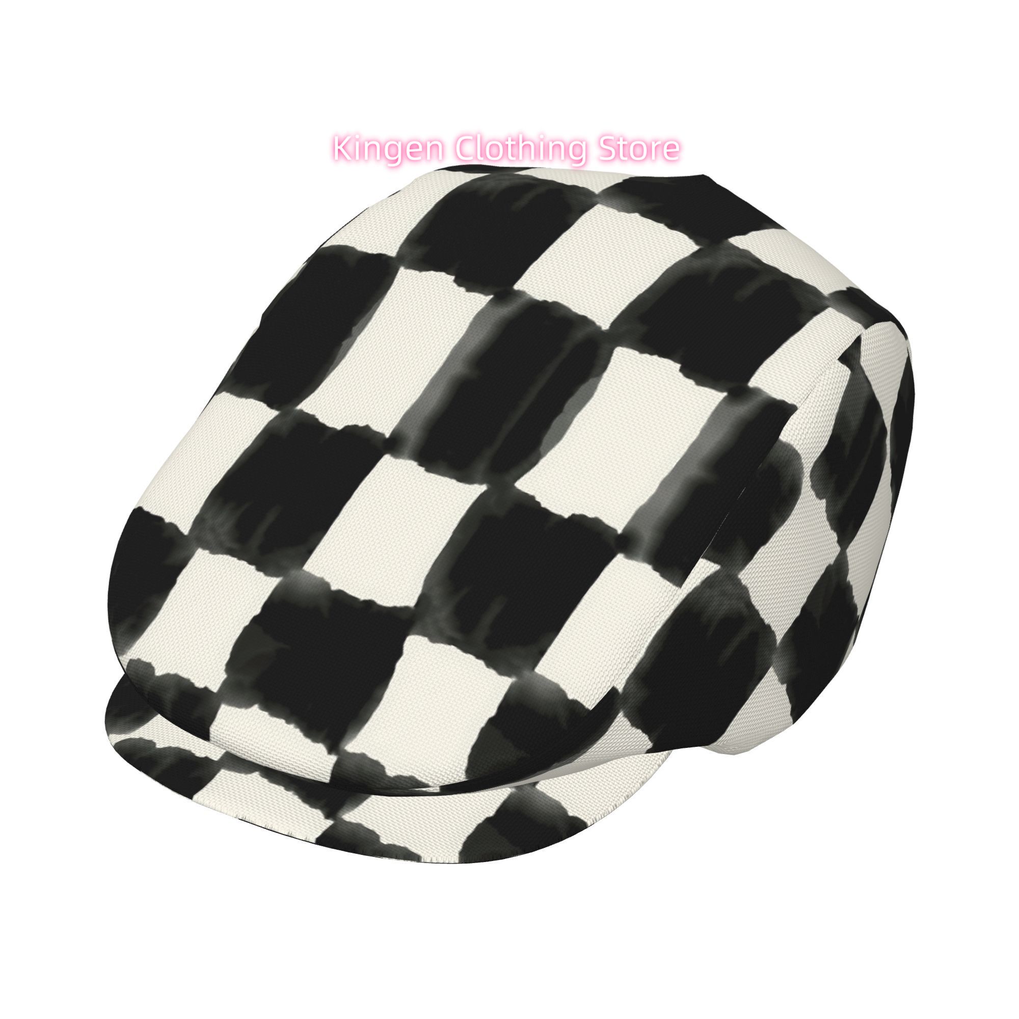 Ink Chessboard Men And Women A - огляд і ціна Newsboy Cap Ivy