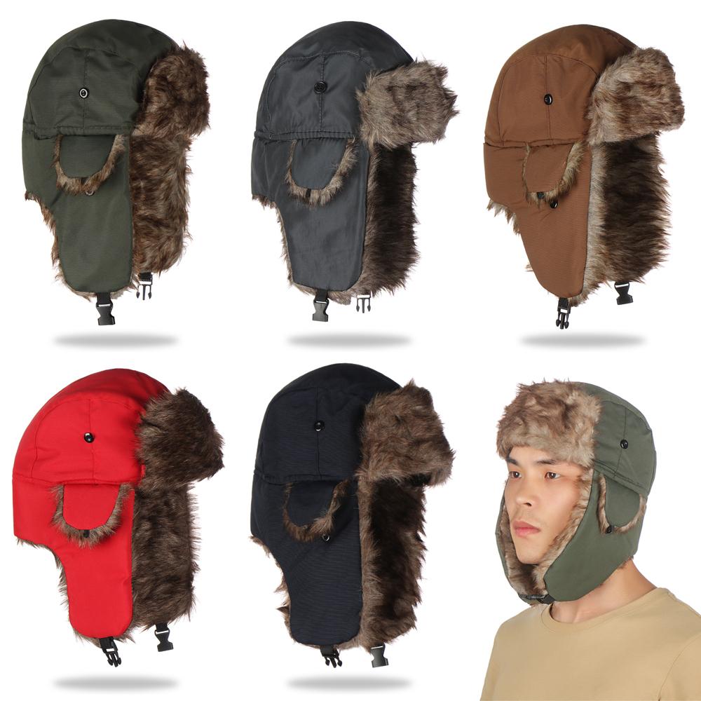 Men Women Fur Trapper Ski Hat  - огляд і ціна Winter Trapper Hat